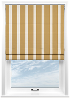 The British Stripe Co. Henry, Chilterns No.2 - Roman Blind